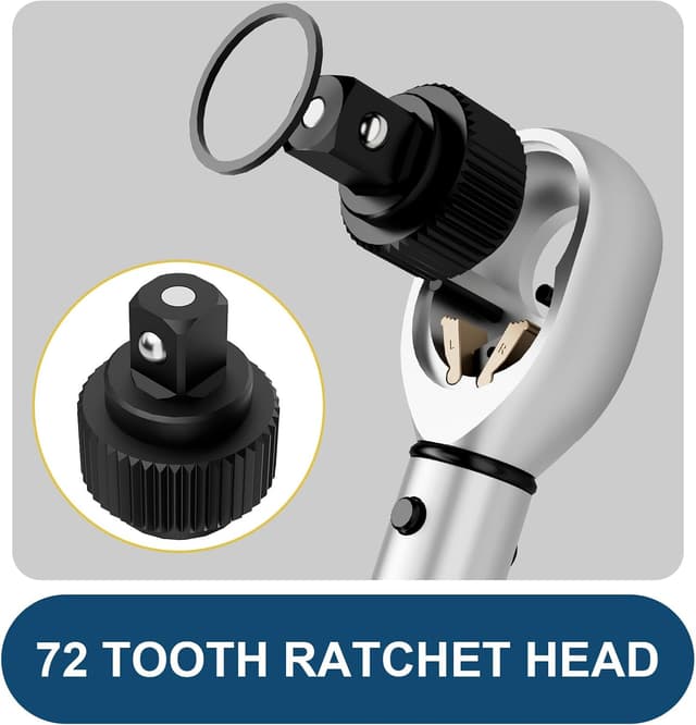 Detalle de VANPO torque wrench 1/2" 20-220Nm