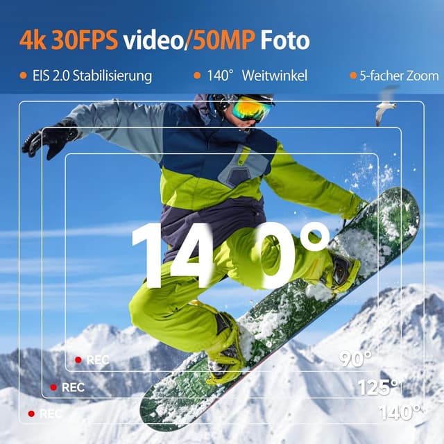 Detalle 2 de SVBONY SVGo2 Unterwasserkamera 30m