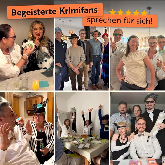 Detalle de Gourmet Criminelle® Krimidinner für zuhause: Mysteriöser Mordfall am Eiffelturm (für 4–6 Personen, ab 16 Jahren)