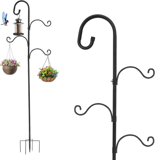 Imagen de SINZUX 77" Adjustable Hanging Bird Feeder Stand 🐦 en OfertitasTOP