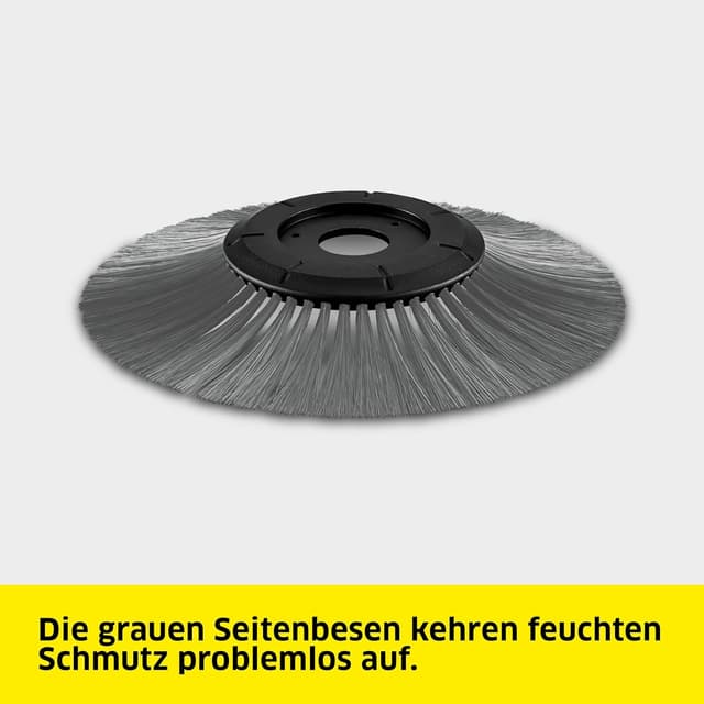 Detalle de Kärcher Kehrmaschine S 3 Twin 2-in-1 – 650 mm Arbeitsbreite, 16 l Kehrgutbehälter