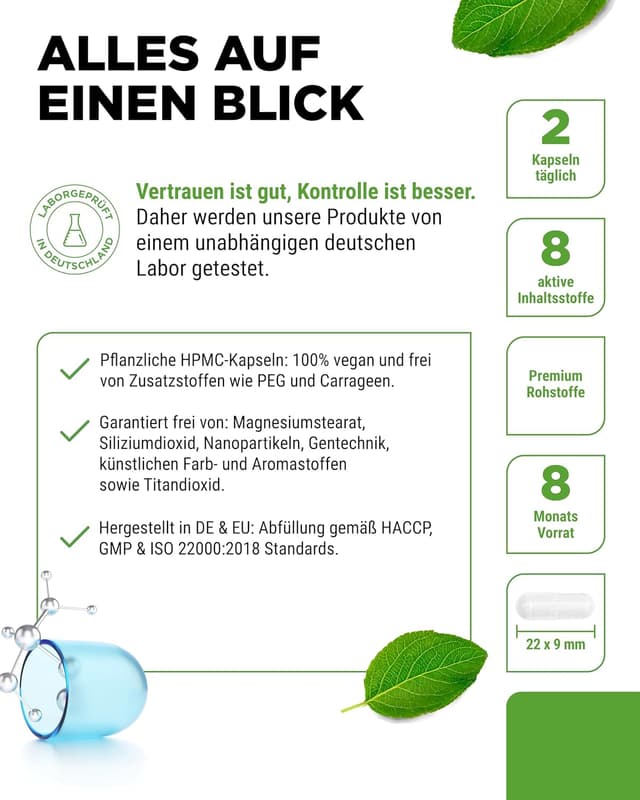 Thumbnail 4 de vit4ever Hyaluronsäure Kollagen Komplex 240 Kapseln 💊