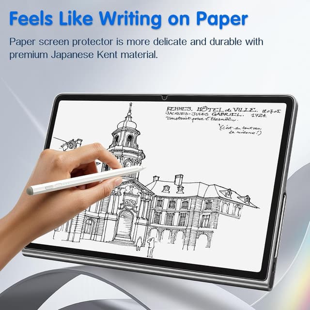 Detalle 2 de GOZOPO Schutzfolie für Lenovo Tab Plus (2024) 11,5 Zoll – 2 Stück, 9H, blasenfrei