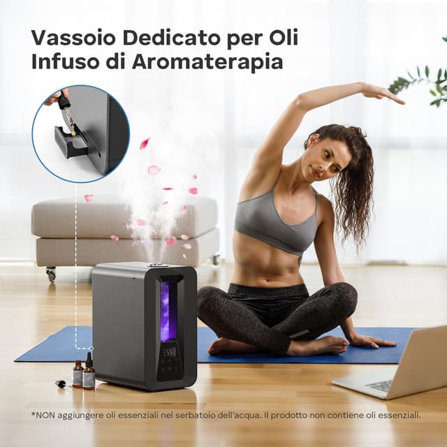 Thumbnail 5 de AROEVE 5L Umidificatore Ambiente 50h