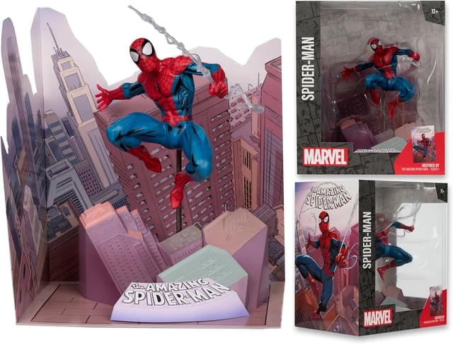Thumbnail 4 de McFarlane Spider-Man 1:10 collezione con scena