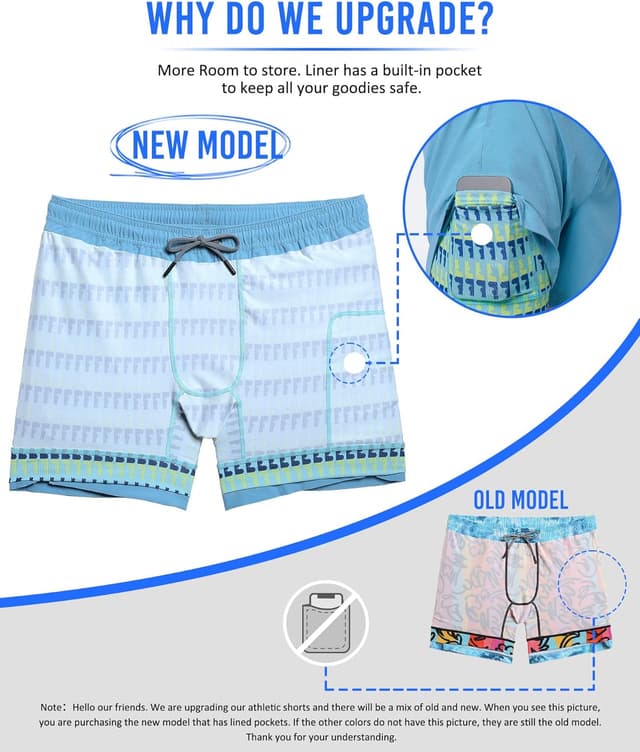 Detalle de maamgic 5" Mens Gym Running Shorts 2-in-1 Quick Dry