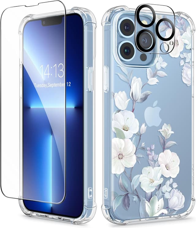 Detalle de GVIEWIN iPhone 13 Pro Case with 6.1" Screen Protector