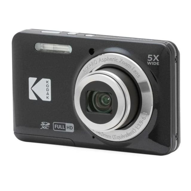 Detalle de Kodak PIXPRO FZ55 Black: cámara digital compacta negra con 16 MP y zoom óptico 5x