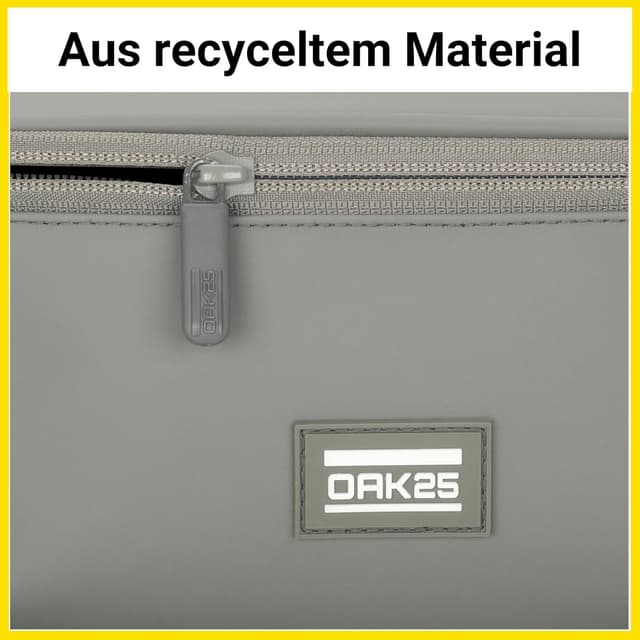 Detalle de OAK25 Marsupio Unisex Everyday Sling verde con tessuto idrorepellente e scomparto antifurto