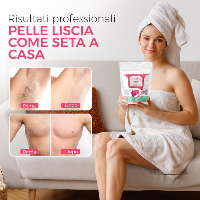 Detalle 2 de Perle di Cera Brasiliana Depilissa 400g