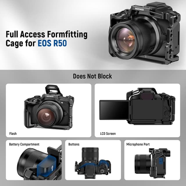 Detalle de NEEWER R50 Camera cage for R50