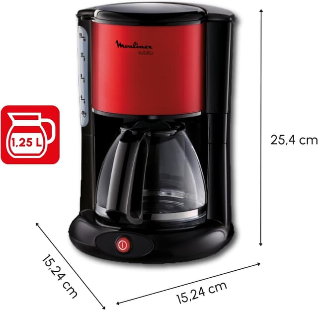 Detalle 2 de Moulinex Subito cafetière filtre 1,25 L