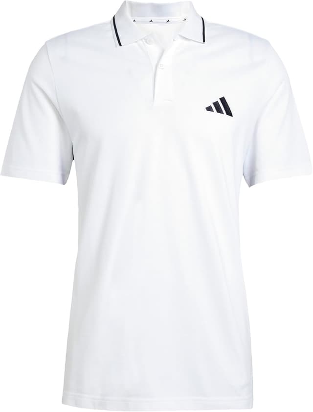 Detalle de adidas Essentials 3-Streifen Piqué Poloshirt