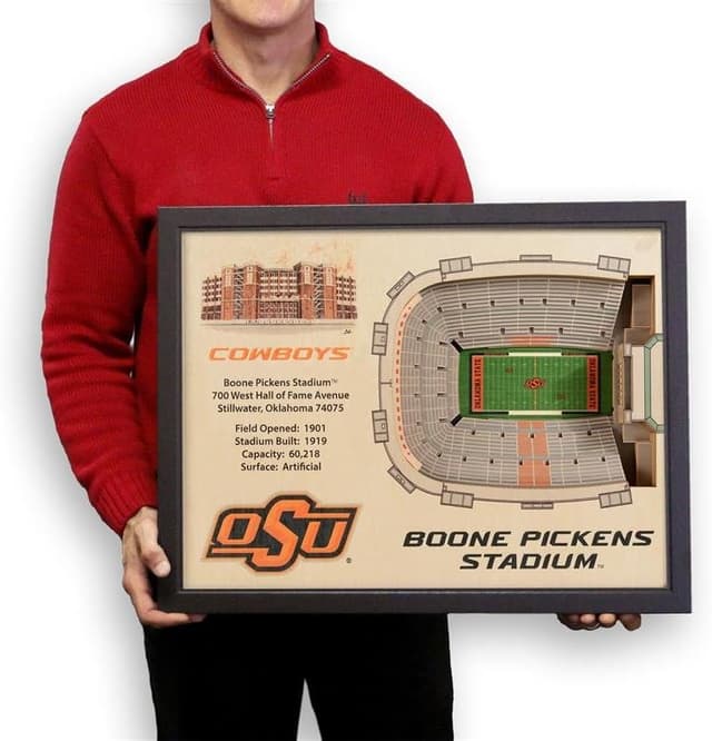 Detalle 2 de YouTheFan NCAA 25-Layer StadiumView Wall Art (25.5 x 19.5 in)