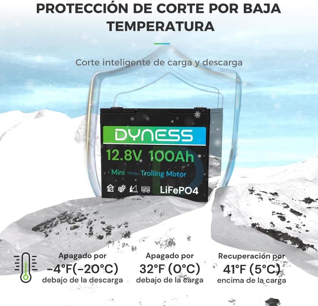 Thumbnail 4 de Dyness Batería de Litio 12V 100Ah LiFePO4