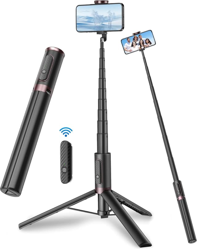 Detalle de TONEOF 67" Selfie Stick Tripod with Remote