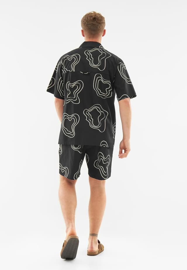 Detalle de Johnny Urban Spencer : chemise oversize imprimée à manches courtes en 100% coton