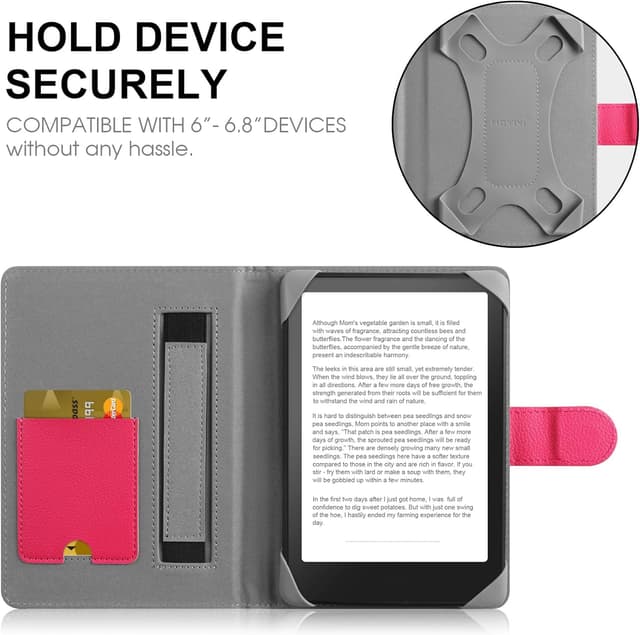 Detalle 2 de HoYiXi Hülle 6-6,8'' Rose