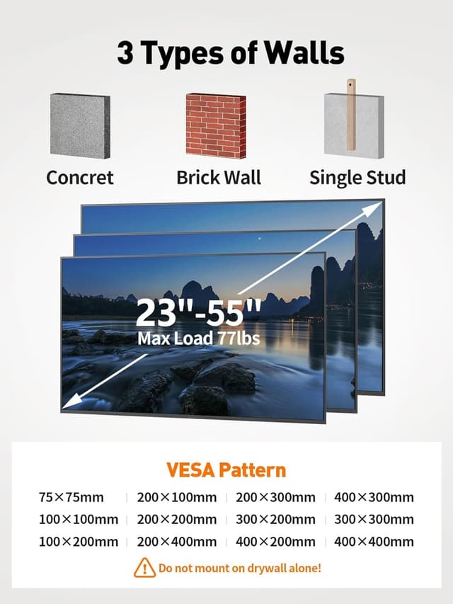 Thumbnail 4 de HCOIW Full Motion TV Wall Mount 26-55