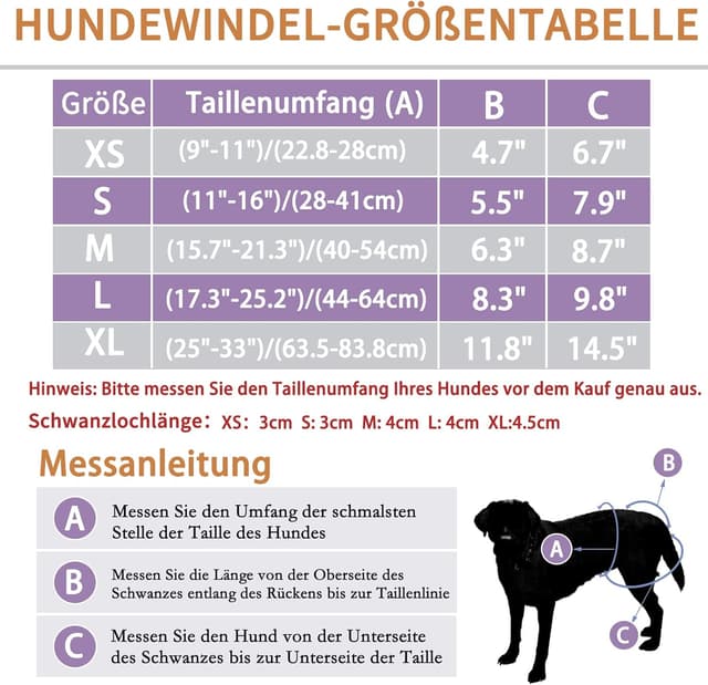 Detalle 1 de Demigreat Läufigkeitshose 3er Set M