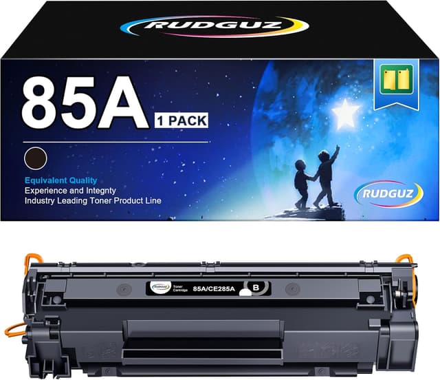 Detalle de RUDGUZ CE285A 85A Toner Schwarz (kompatibel) für HP LaserJet & LaserJet Pro – 1er-Pack