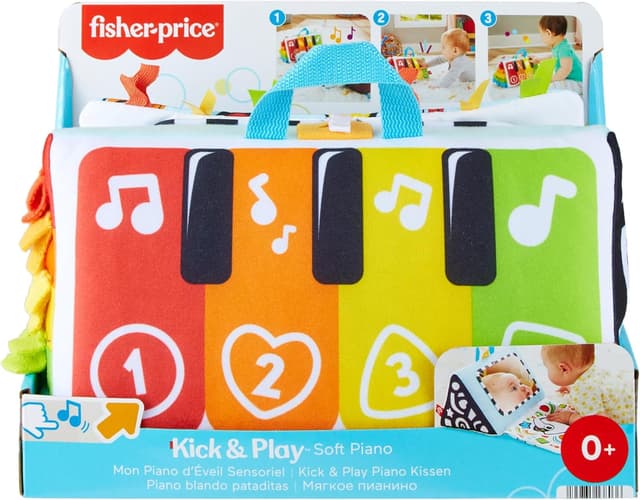 Thumbnail 5 de Fisher-Price Kick & Play Piano: peluche interactivo para bebés 🎹