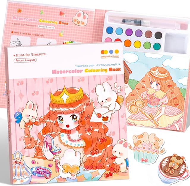 Imagen de Aannanl Libro da Colorare con Acqua 24 pagine en OfertitasTOP