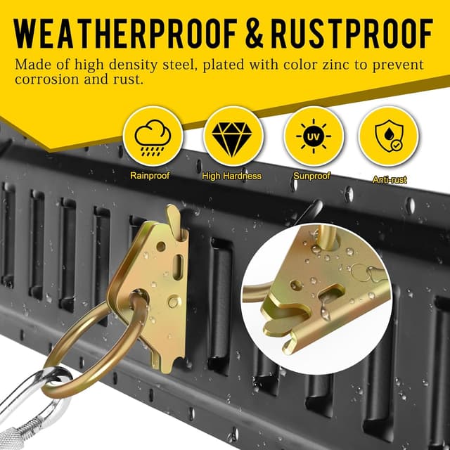 Detalle 2 de Eapele 20pc E-Track O Ring Anchors