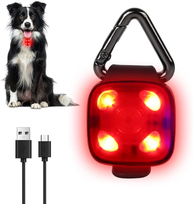 Imagen de LED Dog Collar Light Rechargeable Clip On en OfertitasTOP