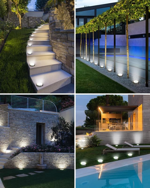 Detalle 1 de btfarm Solar Lights Outdoor Garden 10 Pack