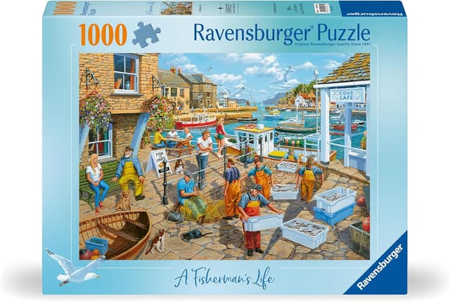 Thumbnail 6 de Ravensburger A Fisherman’s Life 1000 Piece Jigsaw Puzzle (Age 12+) 70 x 50cm