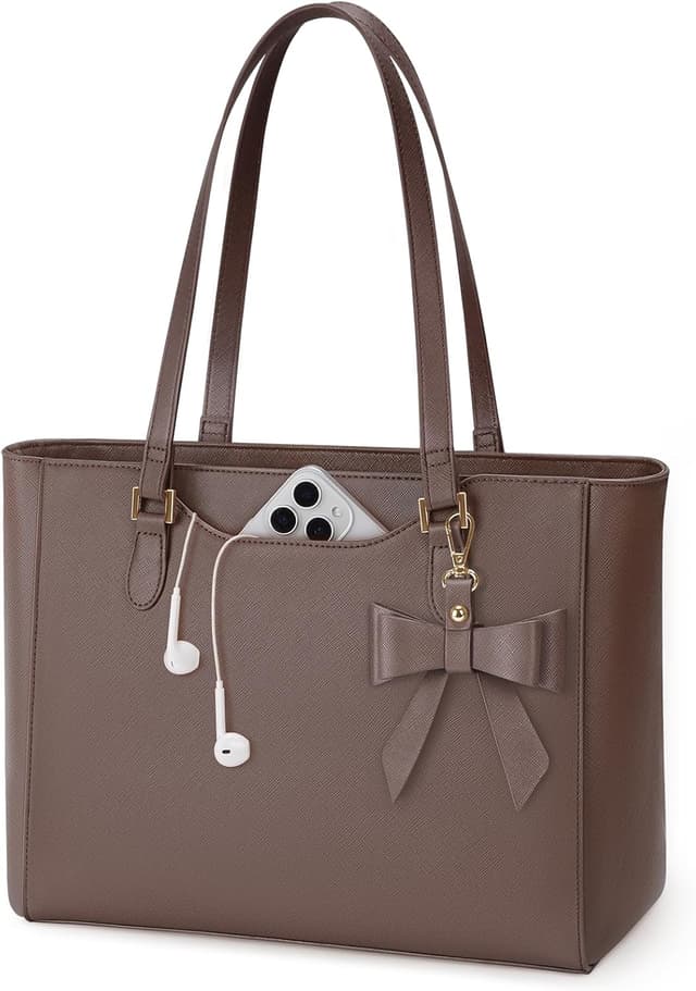 Detalle de KTMOUW Shopper-Tasche für Damen – wasserdichte Tote Bag für Büro, Schule & Alltag (35 × 13,5 × 28 cm)