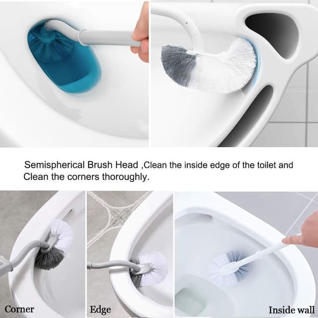 Thumbnail 1 de EINESIN Toilettenbürsten-Set 2er Pack mit langem Stiel