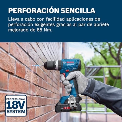 Thumbnail 1 de Bosch Professional GSB 18V-65 atornillador 18V, 5.0 Ah 🔧