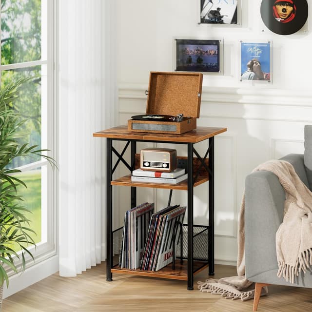 Thumbnail 1 de AMHANCIBLE Record Player Stand 48cm