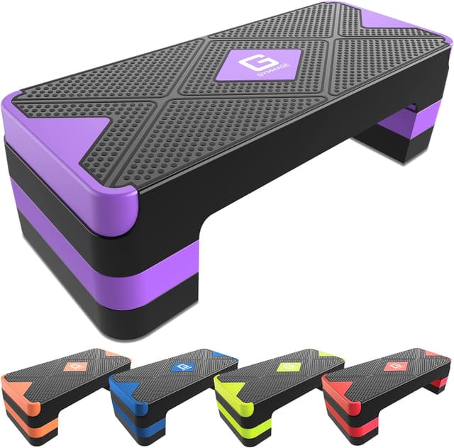 Thumbnail 3 de GYMMAGE Aerobic Exercise Step 26.5" adjustable height ๐๏ธโ