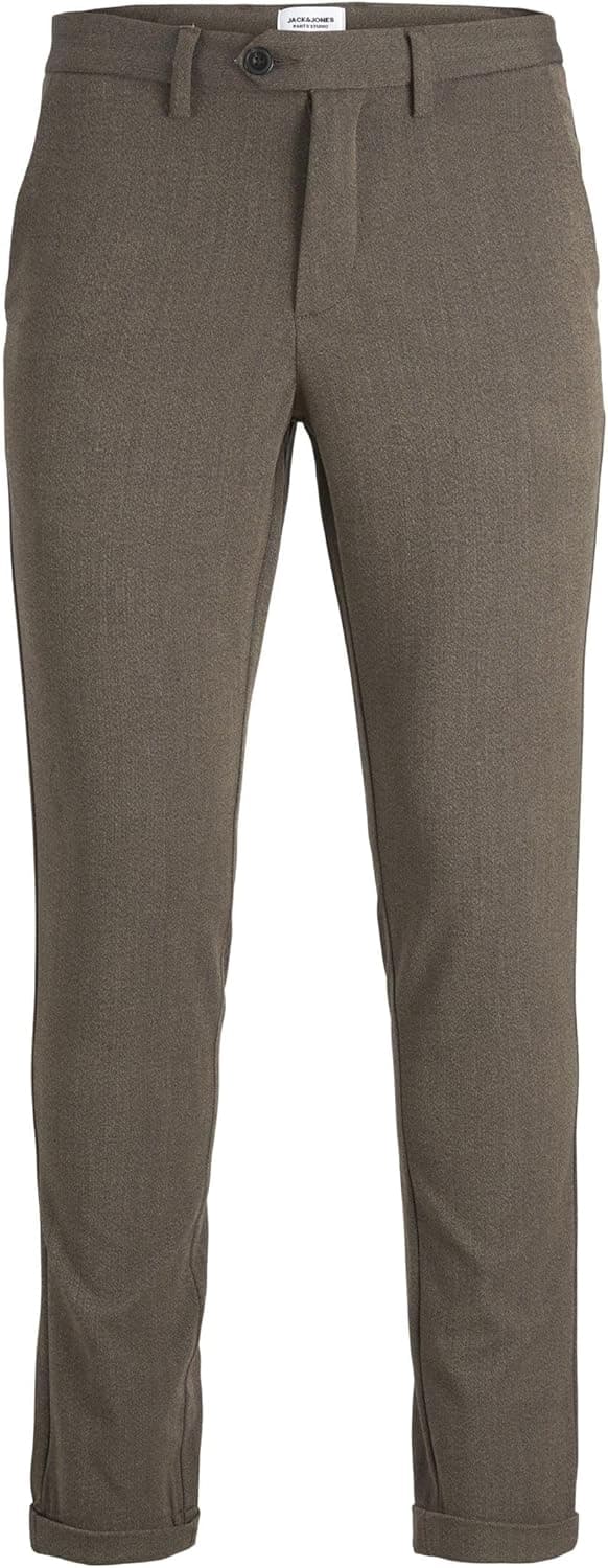 Detalle 2 de JACK & JONES Mens Marco Conner Tartan Chino-Hose Slim Fit