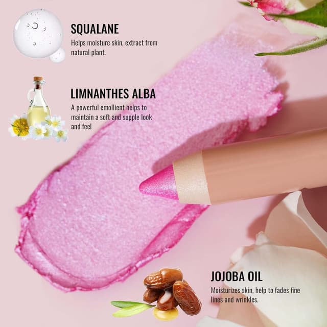 Detalle 2 de Oulac Matita Ombretto Girevole WM04 Heaven's Dance, bianco opaco effetto metallico, waterproof 16 ore+