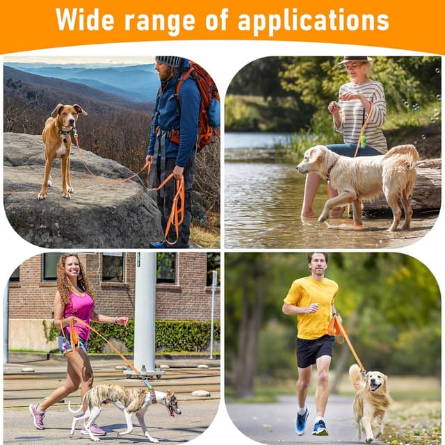 Thumbnail 6 de X XBEN Long Line Dog Lead (25M / 82FT) – Reflective, Lightweight with Soft Padded Handle