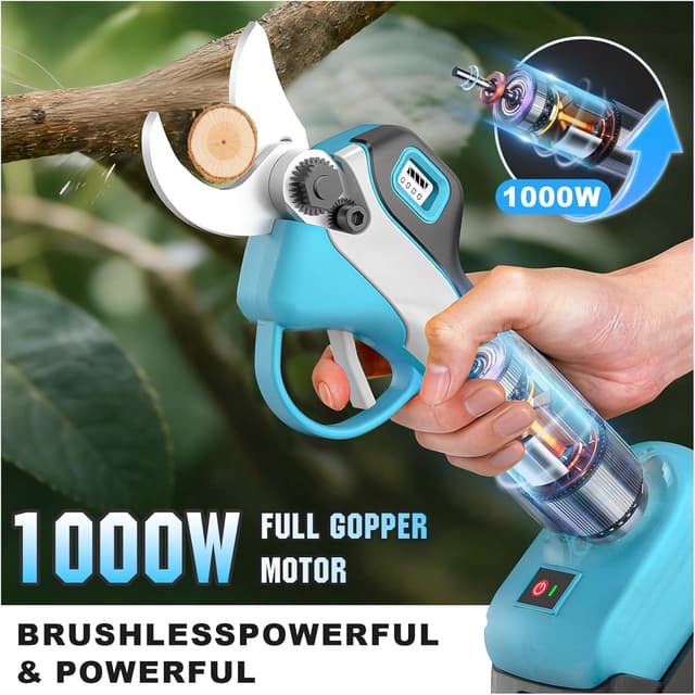 Thumbnail 3 de Mini-Kettensäge 8" 4‑in‑1 Set mit 2×4,0 Ah Akkus 🌲