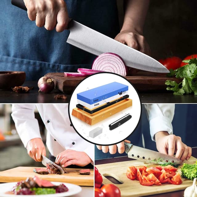 Thumbnail 5 de Piedra Afilar Cuchillos 1000/6000 Corindón 5 in 1