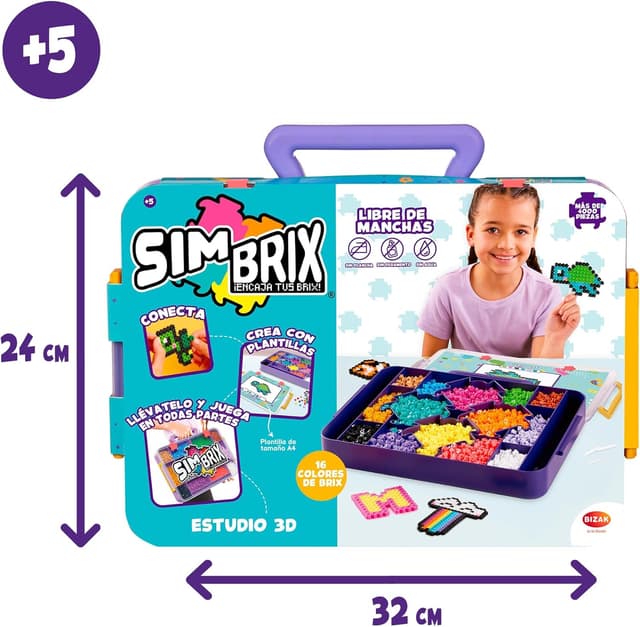 Detalle 2 de Simbrix Studio 3D mallette 16 couleurs
