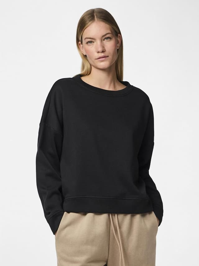 Detalle de Pieces Pcchilli Ls Sweat Noos BC – sweat de survêtement pour femme à manches longues