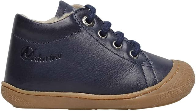 Detalle de Naturino Lauflernschuhe aus Leder mit Wollfutter – Lauflernhilfe mit Schnürung