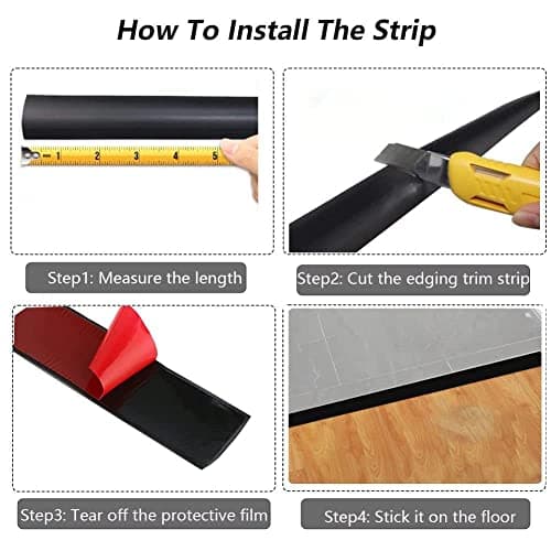 Thumbnail 6 de Bande de seuil auto-adhésive 5 cm noir ⚙