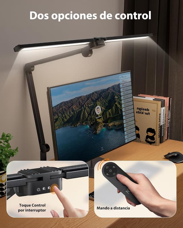 Thumbnail 5 de NGTeco Lámpara de Escritorio LED 39,3" con Control Remoto
