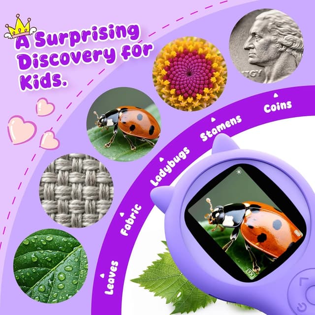 Thumbnail 4 de Mini Pocket Handheld Microscope 500X