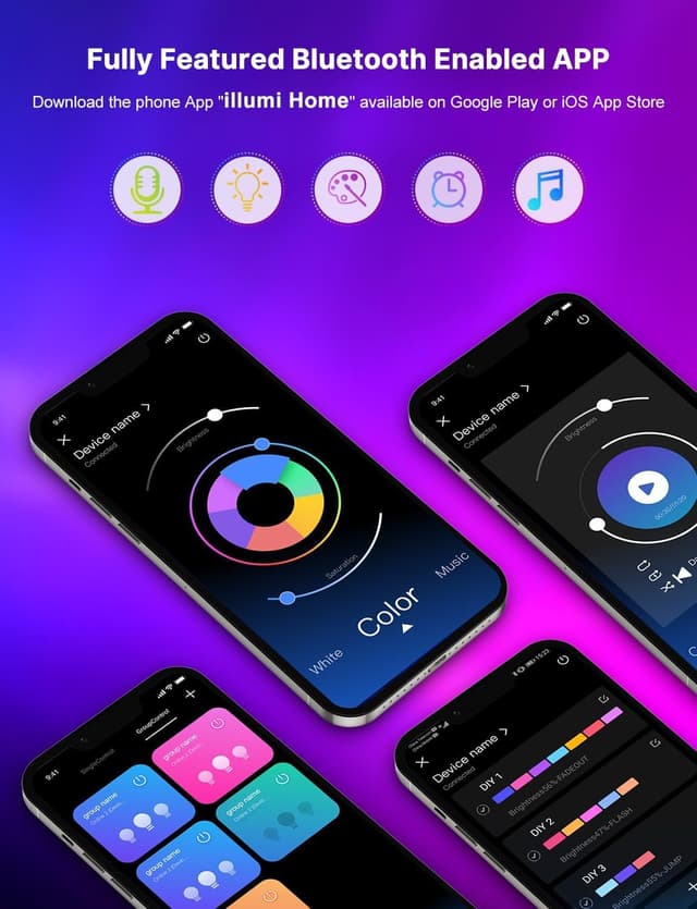 Detalle de Mexllex Tiras LED RGB 30 m con mando