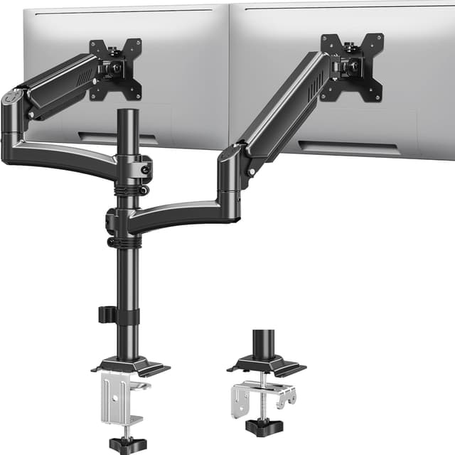 Detalle de MOUNTUP EU6016B dual monitor arm 675mm height