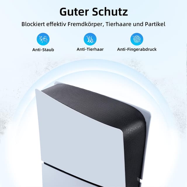 Detalle 2 de Mcbazel PS5 Slim Staubschutznetz Set 8-teilig